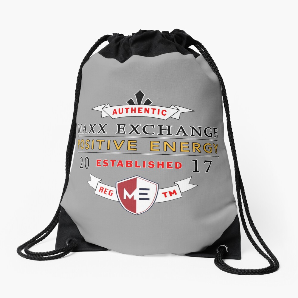 Maxx Exchange Positive Energy Smile Spiritual Motivation. Drawstring Bag