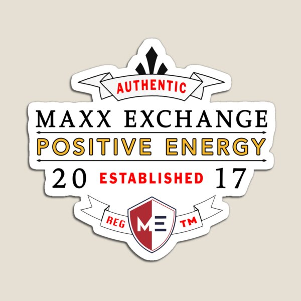 Maxx Exchange Positive Energy Smile Spiritual Motivation. Magnet