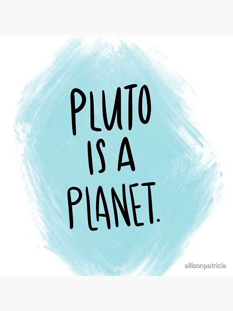 Thumbnail 3 of 3, Sticker, Planet Pluto designed and sold by allisonpatricia.
