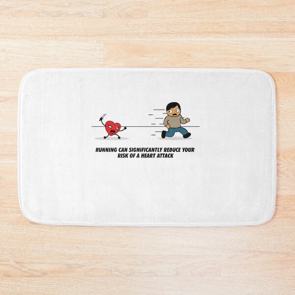 Item preview, Running can significantly reduce the risk of heart attack designed and sold by katastrophal.