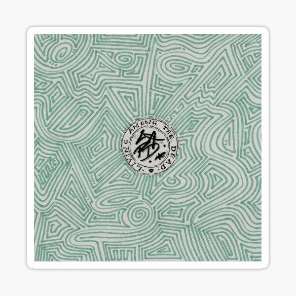 Living Among The Dead logo Sticker