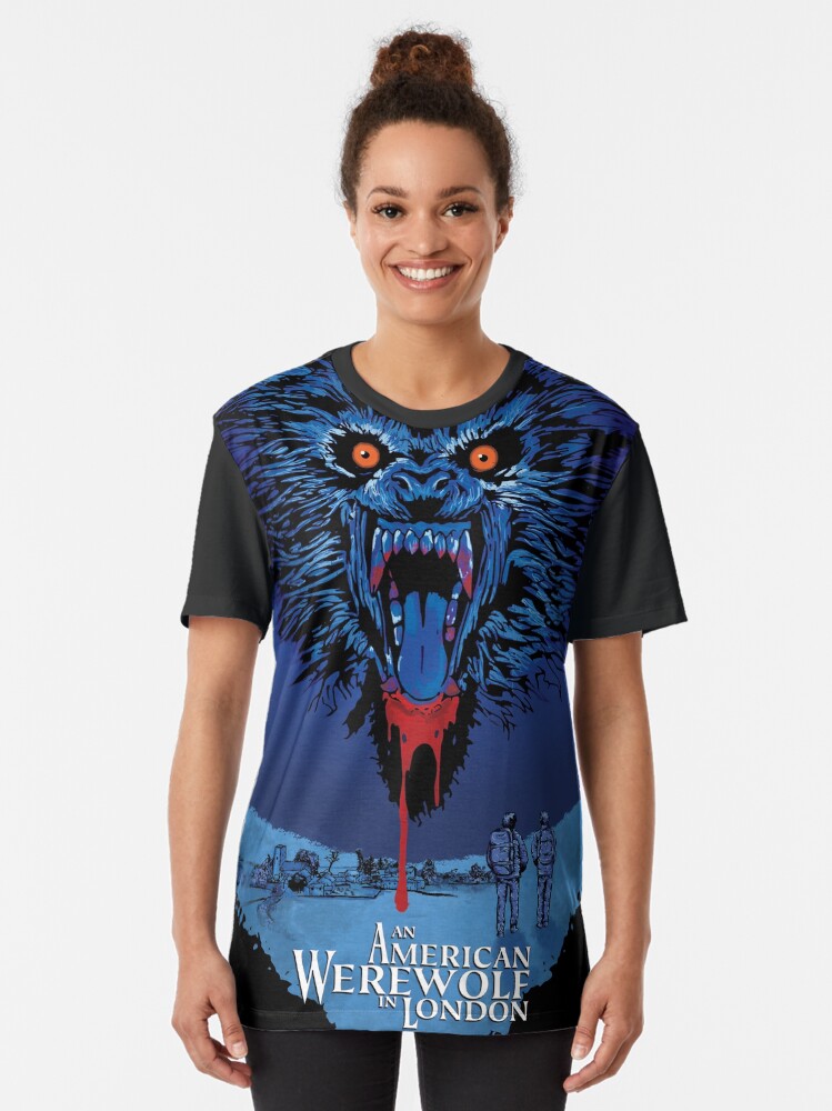 Alternate view of An American Werewolf in London Graphic T-Shirt