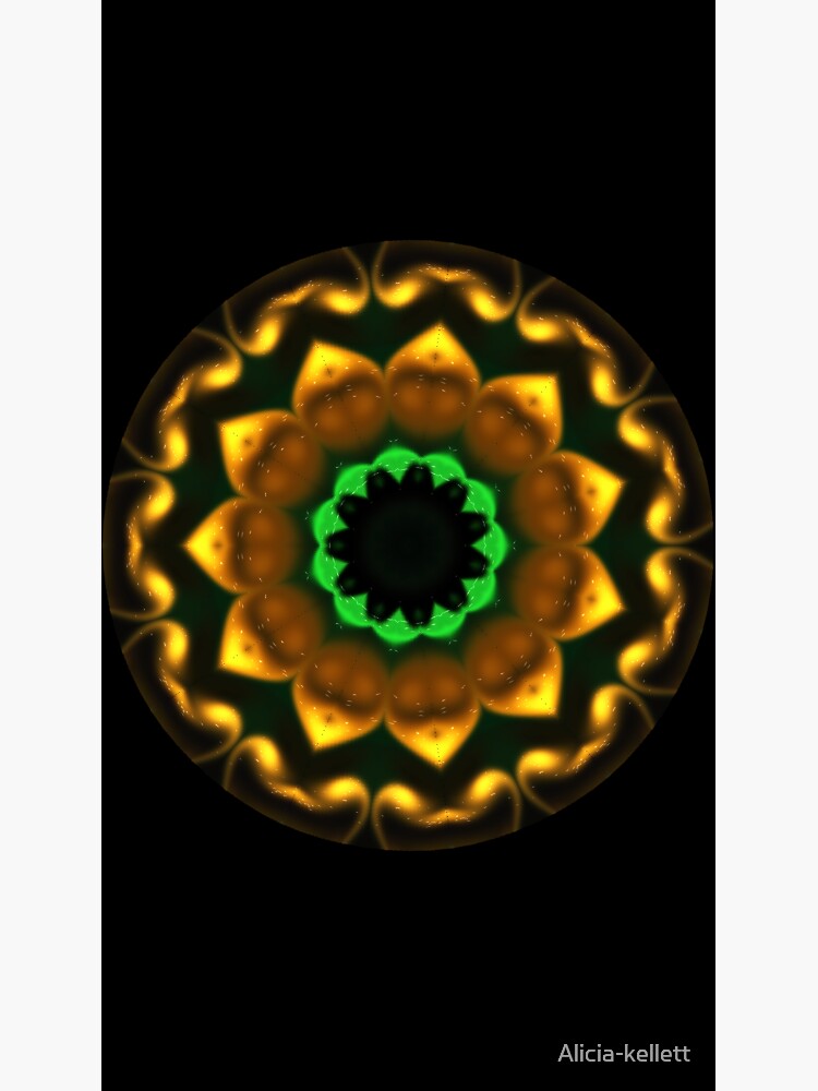 Thumbnail 3 of 3, Sticker, mandala #6 designed and sold by Alicia-kellett.