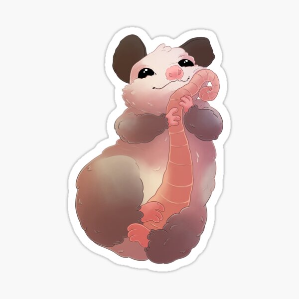 Cutie Patootie Opossum Sticker