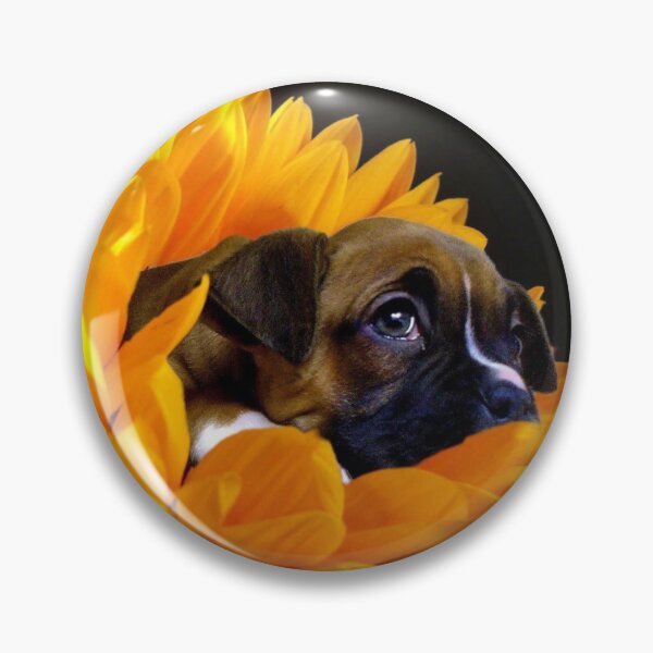 Artikelvorschau, Boxer puppy in sunflower entworfen und verkauft von ritmoboxers.