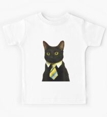 Business Cat Kids Tee