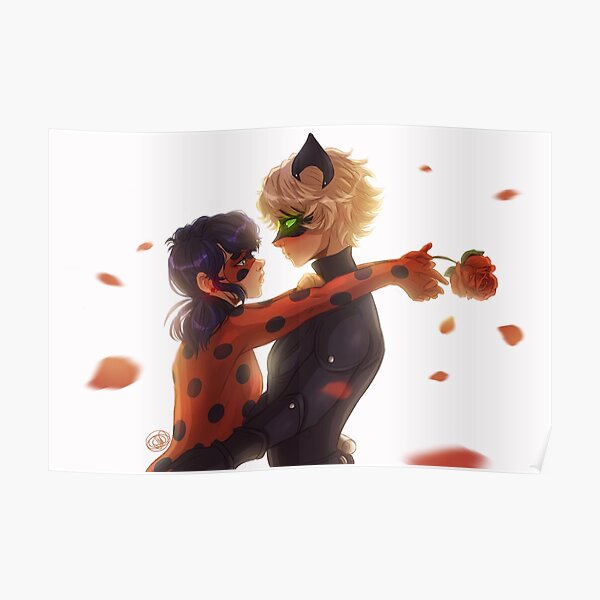Lady Noir Rose Poster