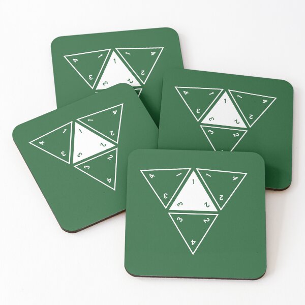 Item preview, Green Unrolled D4  designed and sold by clarkstpress.