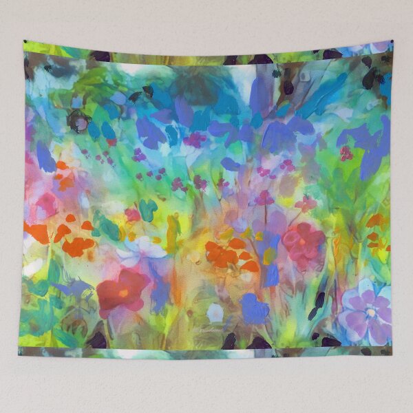 Item preview, Flower Garden in Balboa Park San Diego designed and sold by RDRiccoboni.