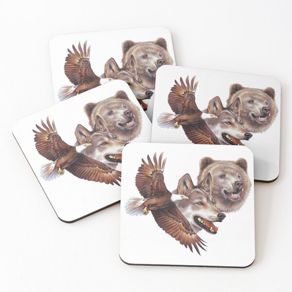 Item preview, Eagle, Wolf, Bear designed and sold by Salmoneggs.