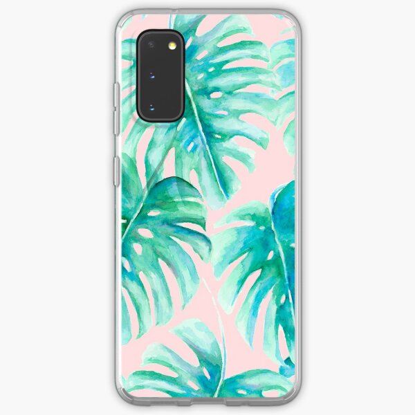 Paradise Palms Blush Samsung Galaxy Soft Case