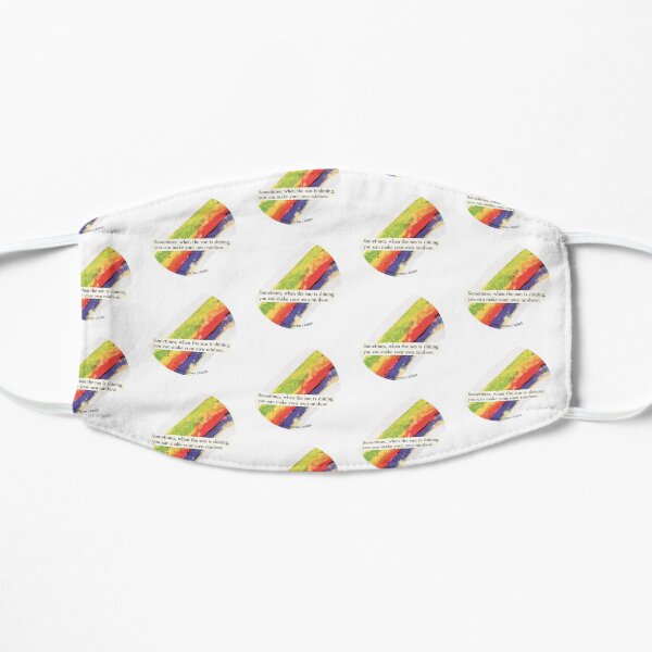 Make your own rainbow Flat Mask