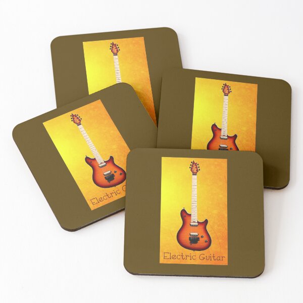 Item preview, Sunburst Electric Guitar on a Golden Sunset designed and sold by Havocgirl.