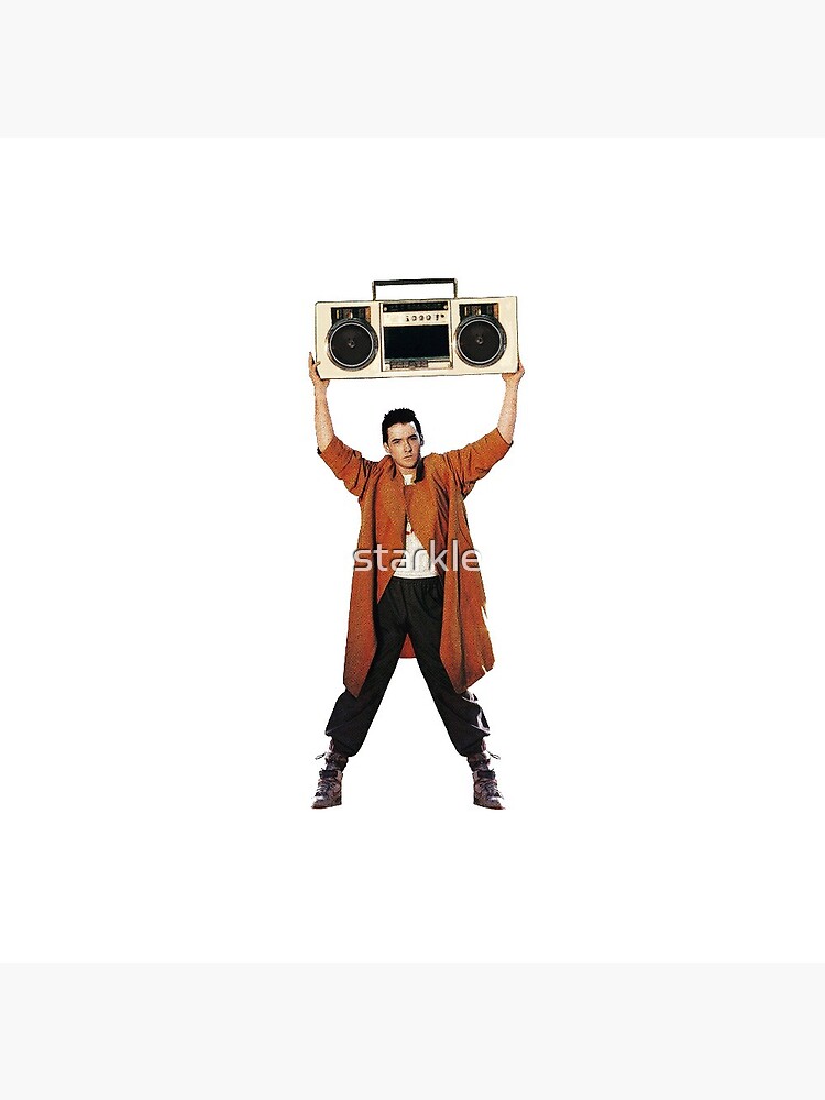 "SAY ANYTHING John Cusack holds up a boombox boom box Lloyd Dobler and