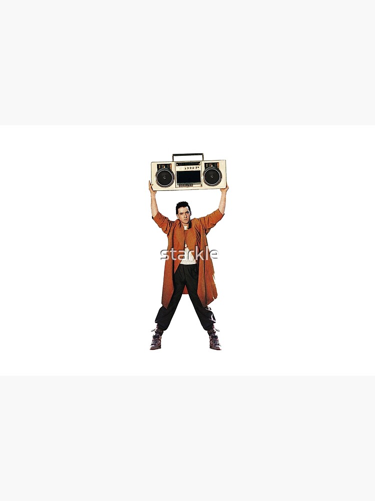 "SAY ANYTHING John Cusack holds up a boombox boom box Lloyd Dobler and
