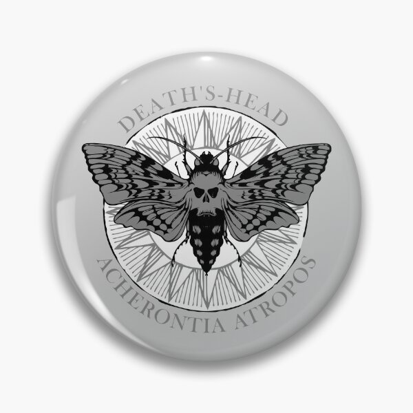 Item preview, deaths head moth designed and sold by Gossip Rag.