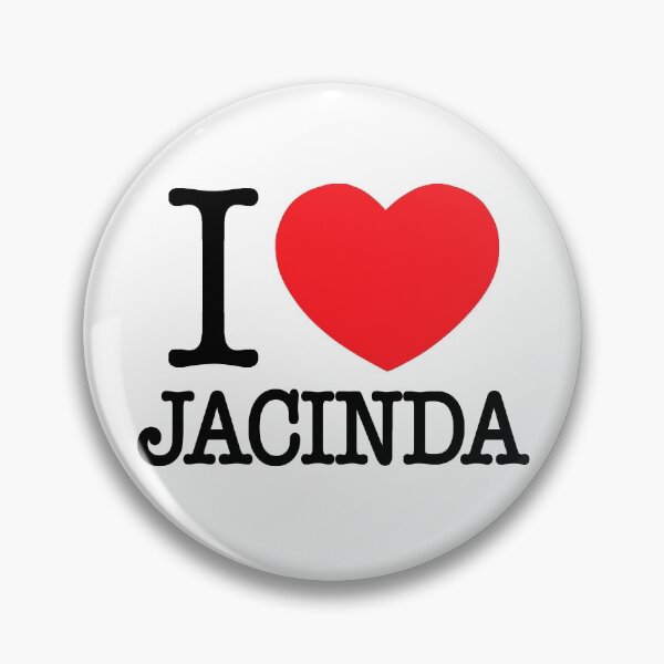 Aperçu de l'œuvre I heart Jacinda Ardern noir blanc Premier ministre néo-zélandais Kiwi J'aime le style NY créée et vendue par starkle.