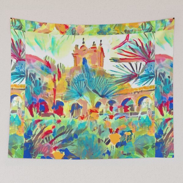 Item preview, California Poppies in Balboa Park Garden designed and sold by RDRiccoboni.