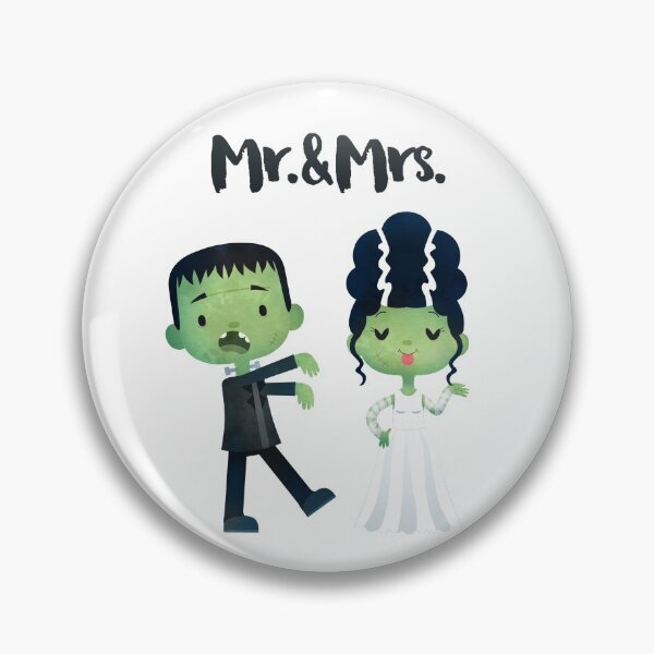 Item preview, Mr & Mrs - Frankenstein designed and sold by MagpieMuddles.