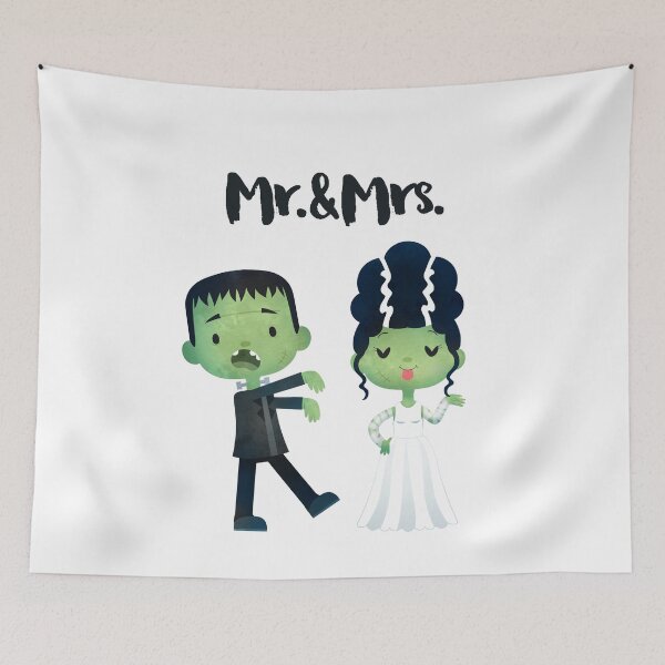 Item preview, Mr & Mrs - Frankenstein designed and sold by MagpieMuddles.