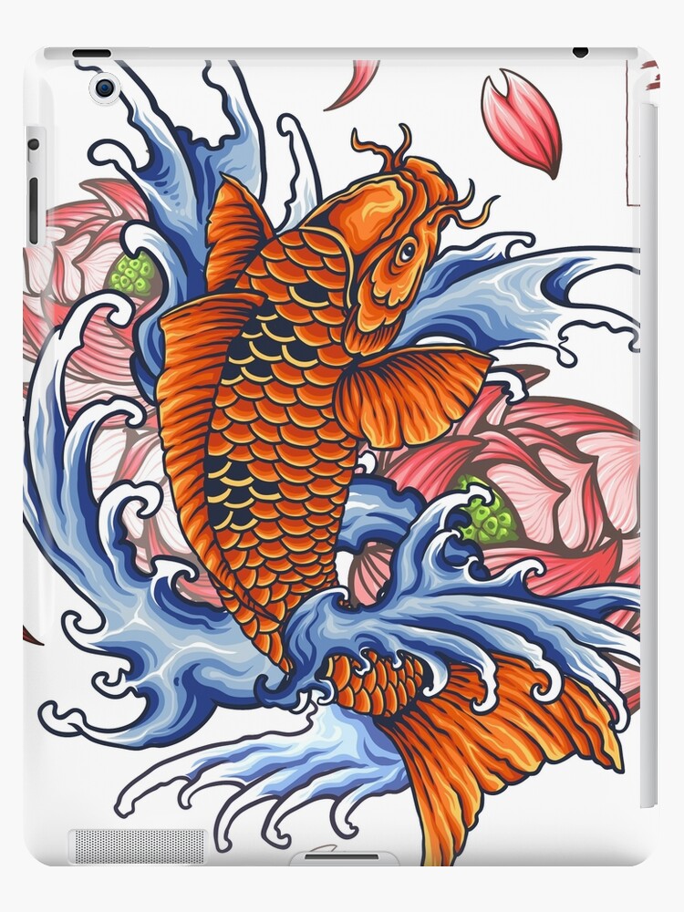 Japanese Koi Tattoo Ipad Case Skin By Earthgallery Redbubble