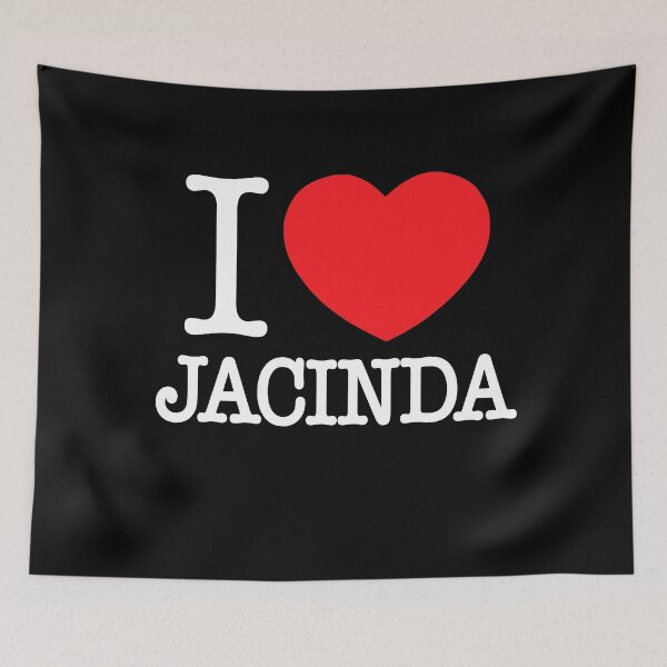 Item preview, i heart jacinda ardern black white red New Zealand Prime Minister Kiwi I love ny style designed and sold by starkle.