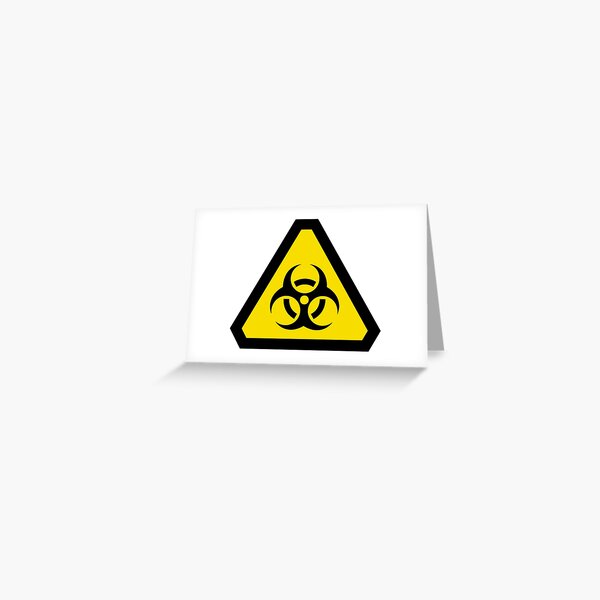Artikel-Vorschau von Biohazard Warnung, designt und verkauft von Curlicue Studio.