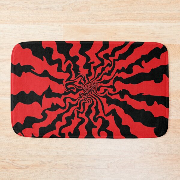 Item preview, black and red psychedelic pattern designed and sold by EMEA.