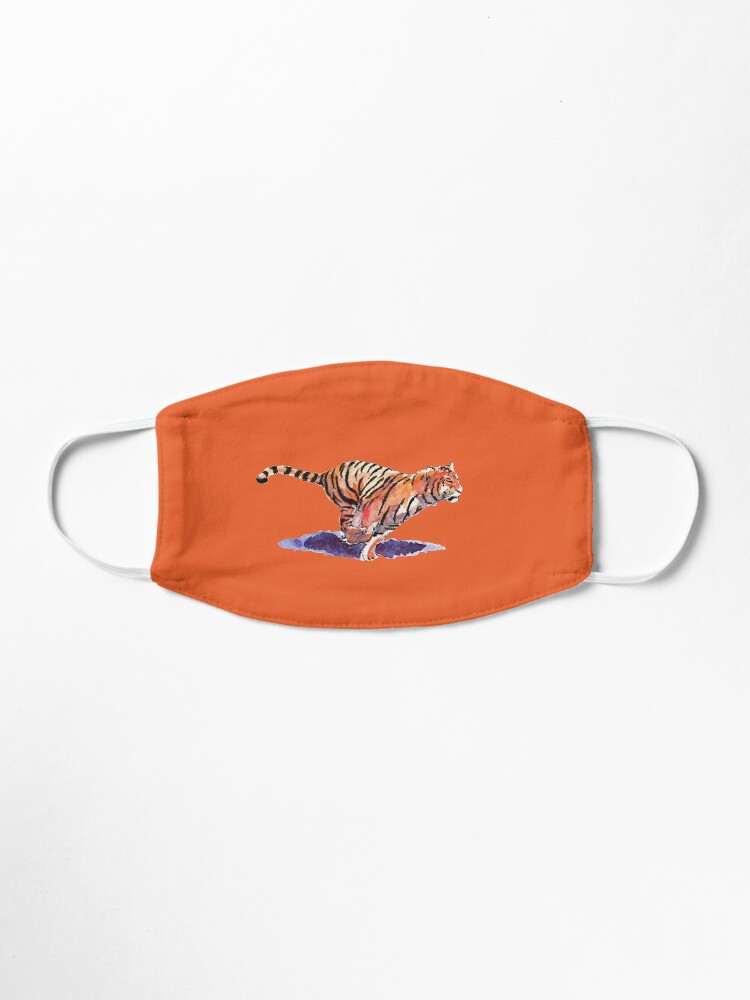 Alternate view of The Tiger - orange version Mask