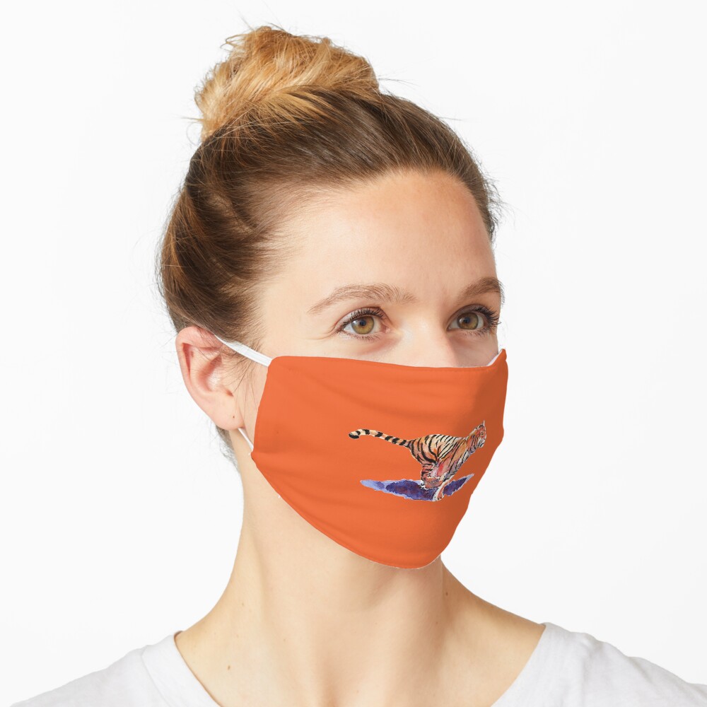 The Tiger - orange version Mask