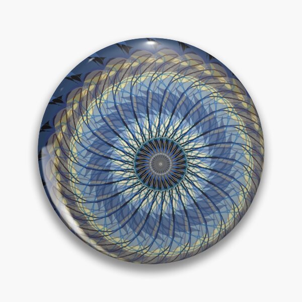 Item preview, spiral mandala designed and sold by butterfly_galaxies.