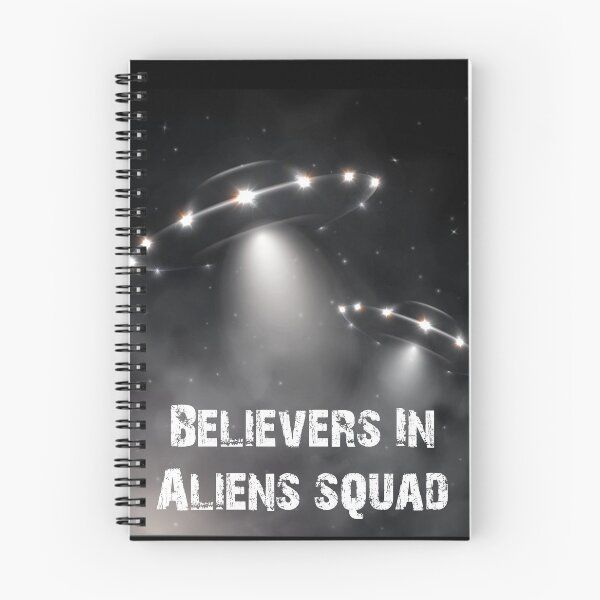 Item preview, Believers In Aliens Squad UFO On Night Sky UFOs Unidentified Flying Objects Fans Gift designed and sold by FunnySunny T-Shirts.