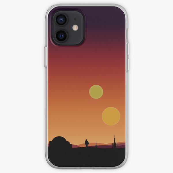 Binary Sunset iPhone Soft Case
