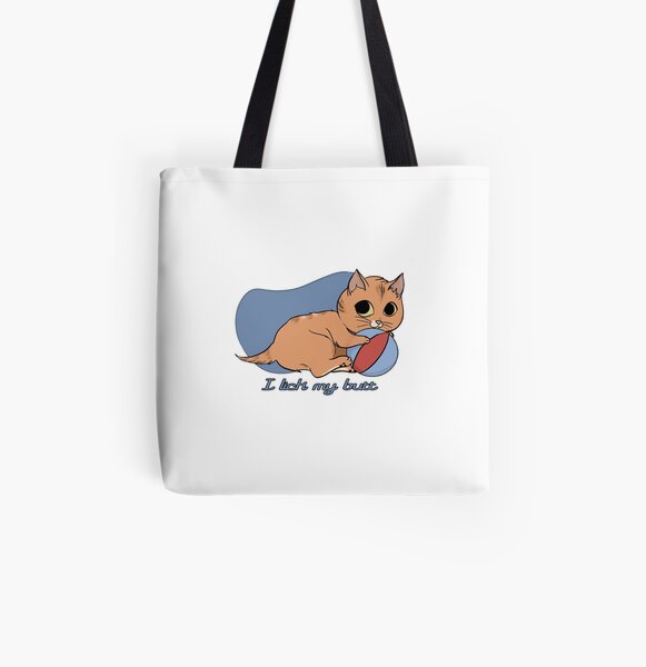 Cute Kitten Has Hobbies All Over Print Tote Bag