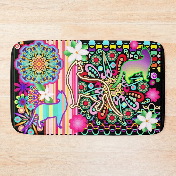 Item preview, Mandalas, Cats & Flowers Fantasy Pattern  designed and sold by BluedarkArt.