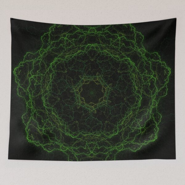 Item preview, Green Dream Machine | Fractal Art designed and sold by Brian Kroijer.