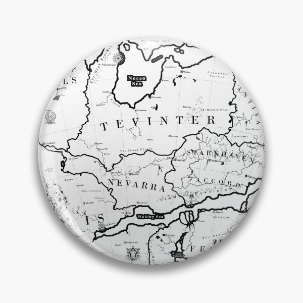 Item preview, Thedas Map designed and sold by Noelle304.