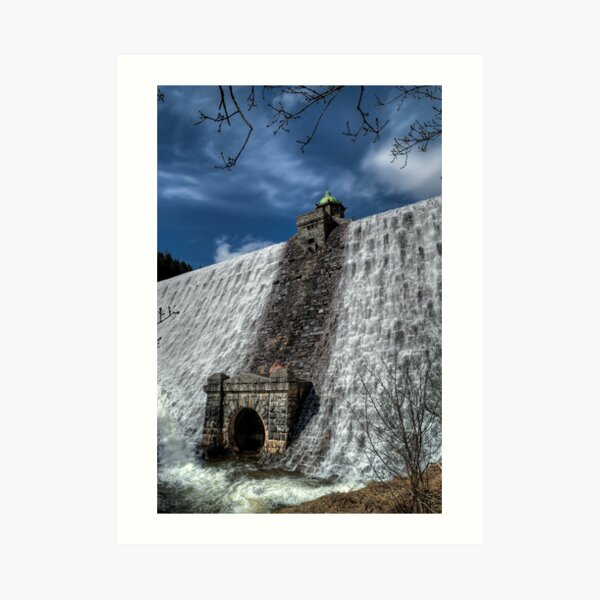 Rhayader dam Art Print