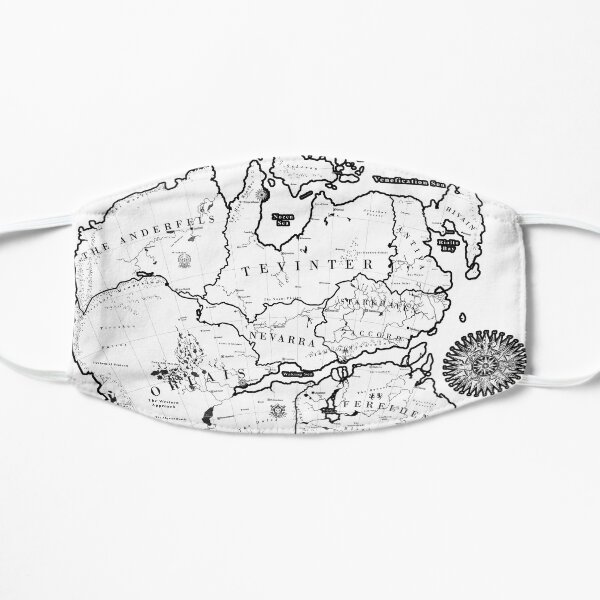 Thedas Map Flat Mask