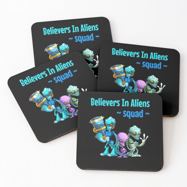 Item preview, Believers In Aliens Squad Funny Aliens UFO Unidentified Flying Objects Fans Gift designed and sold by FunnySunny T-Shirts.