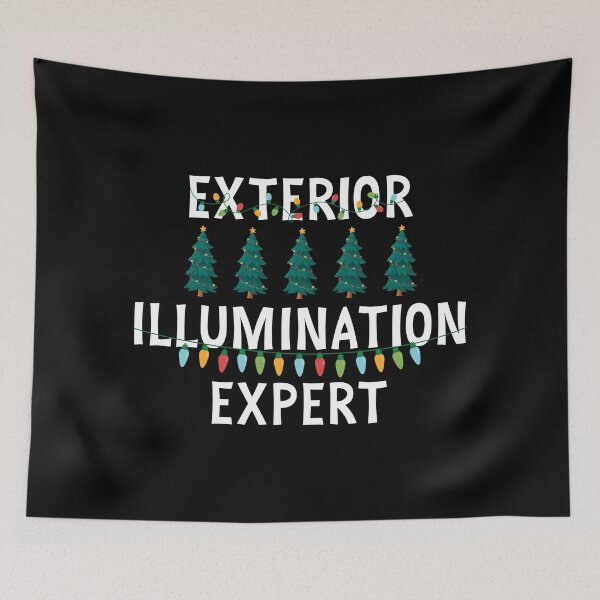 Artikelvorschau, 6Exterior Illumination Expert Christmas Lights Gift entworfen und verkauft von haselshirt.