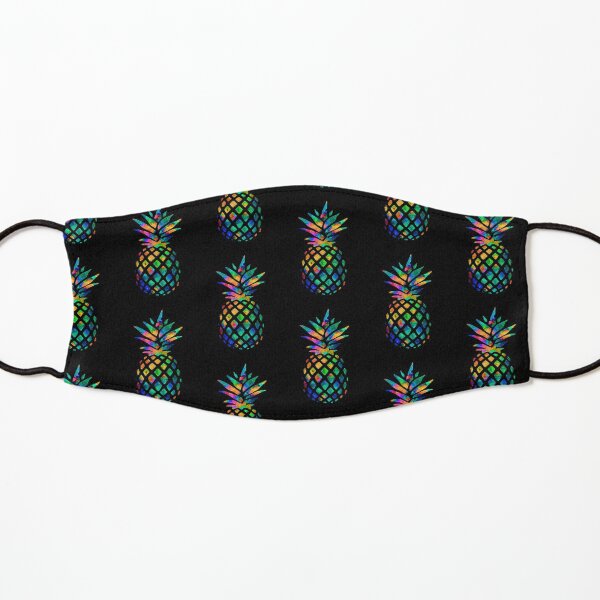 Rainbow Pineapple Kids Mask