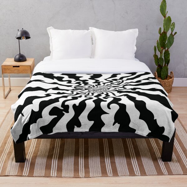 Aperçu de l'œuvre motif psychédélique noir et la couleur que vous choisissez créée et vendue par EMEA.