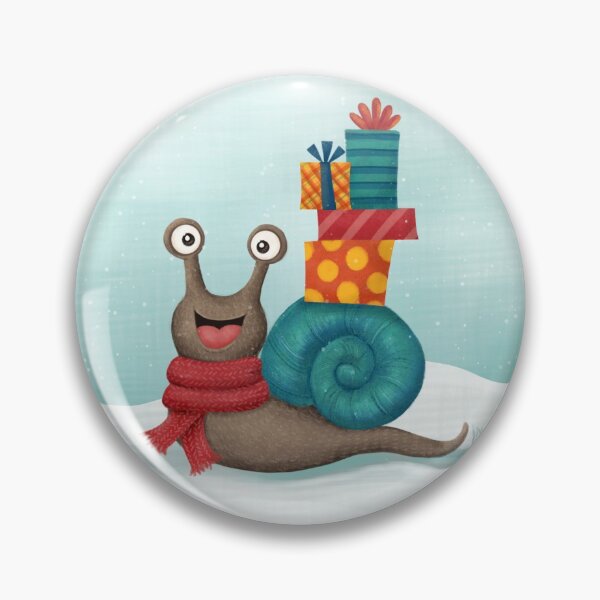 Item preview, Holiday Snail designed and sold by lisanorrisart.