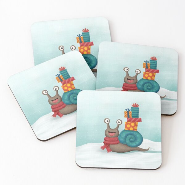 Item preview, Holiday Snail designed and sold by lisanorrisart.