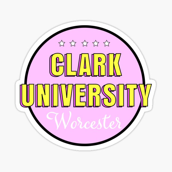 Clark University Sticker