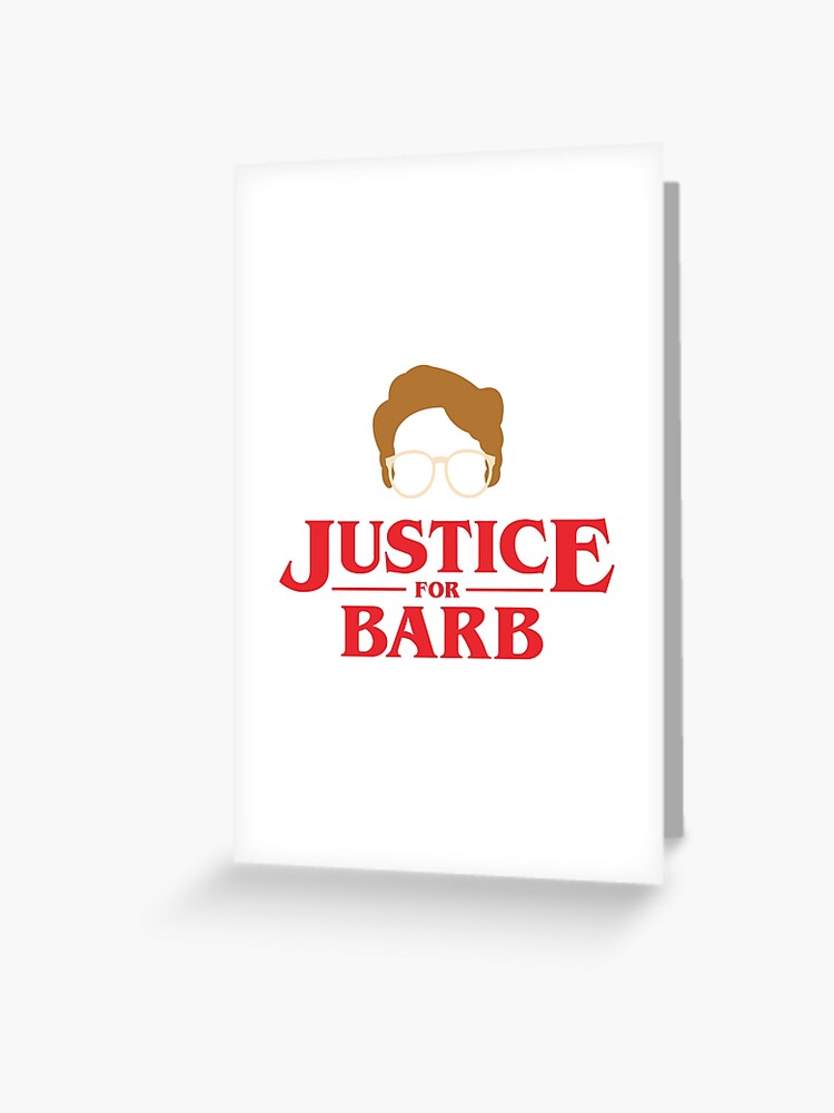 Stranger Things- Justice For Barb Design, Artwork, Vector, Text | Poster