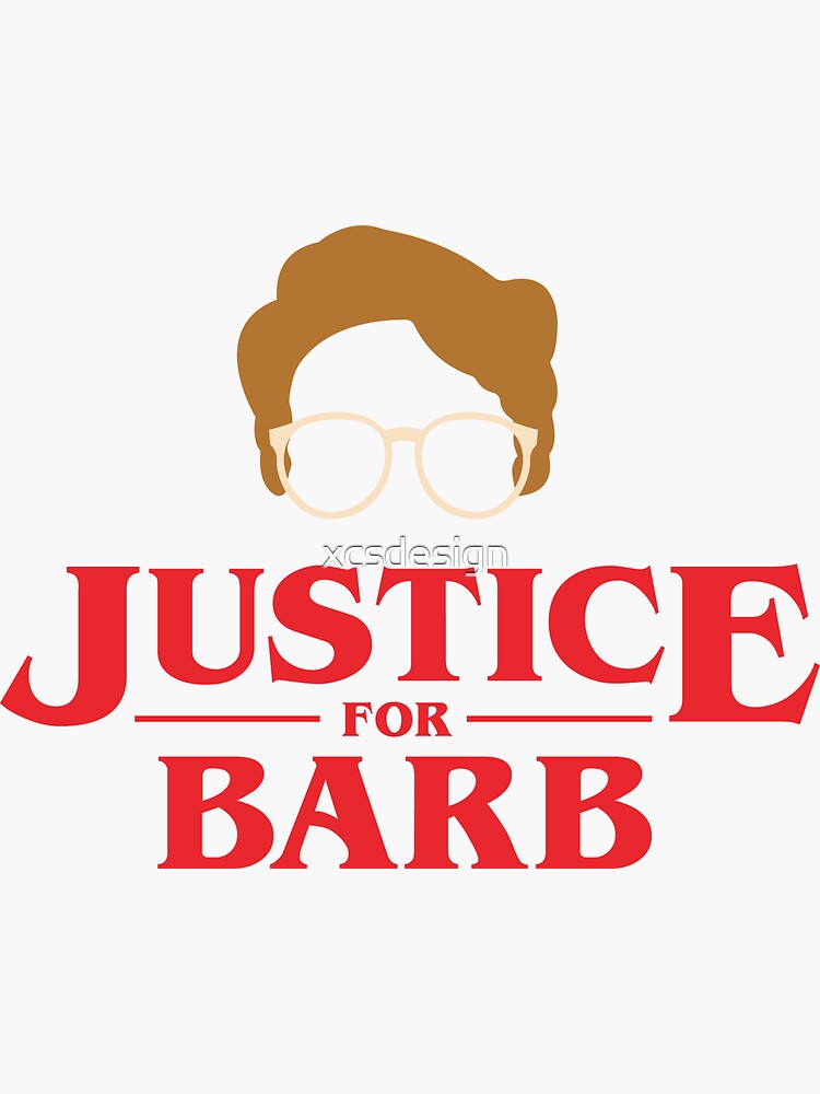 Stranger Things- Justice For Barb Design, Artwork, Vector, Text | Poster