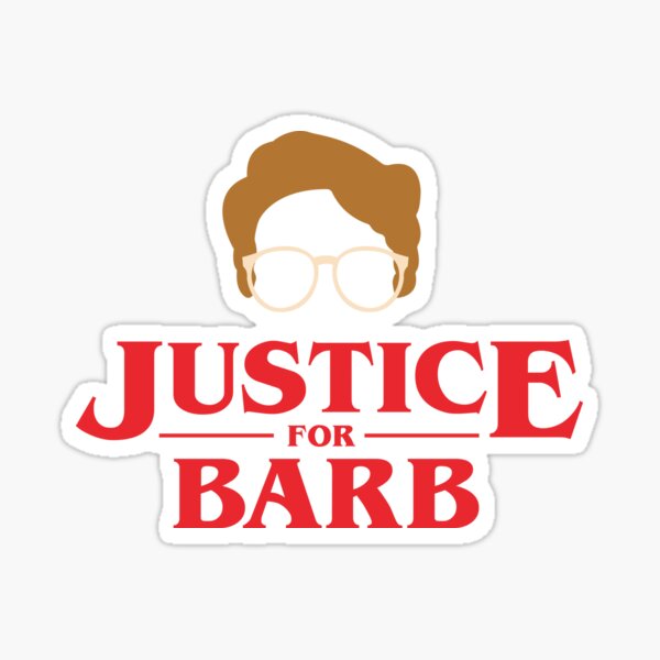 Item preview, Stranger Things- Justice For Barb Design, Artwork, Vector, Text designed and sold by xcsdesign.