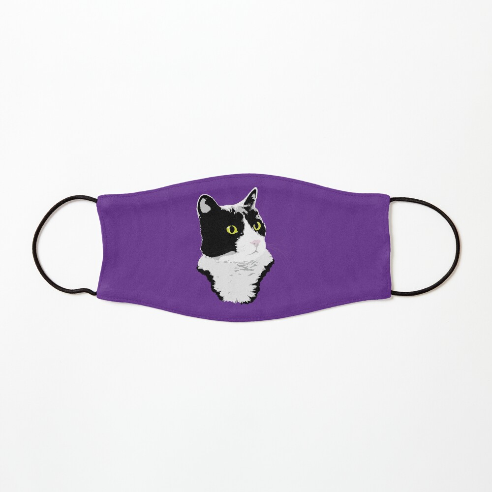 Regal Tuxedo Kitty Mask